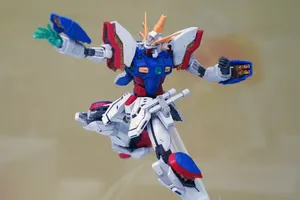 ＜機動武闘伝Gガンダム＞RGシャイニングガンダム、スーパーモード変形機能搭載で全日本模型ホビーショーで初お披露目