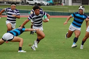 明大ラグビー部、101-0の大勝で3戦全勝！新生白井瑛人が4トライで躍進