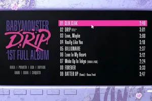 BABYMONSTER、1stフル・アルバム『DRIP』から新曲「CLIK CLAK」を先行公開、多様なジャンルでカムバック