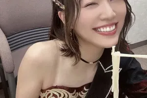 元SKE48松井珠理奈、北九州でパワー吸収＆勝利の秘訣は矢場とんの味噌カツ?