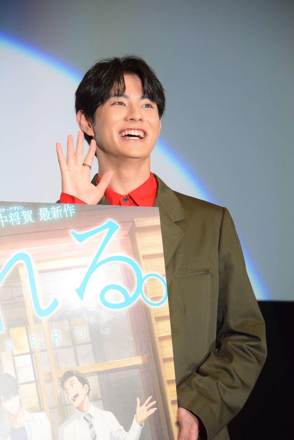 前田拳太郎、アニメ映画「ふれる。」舞台あいさつで熱演を語る