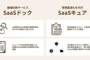 ジョーシス、SaaS管理の診断と代行業務を強化、「SaaSドック」と「SaaSキュア」の提供開始