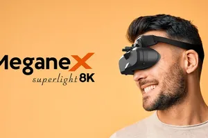 両目8K解像度、185gの超軽量VRヘッドセット「MeganeX superlight 8K」、パナソニックとShiftallが共同開発