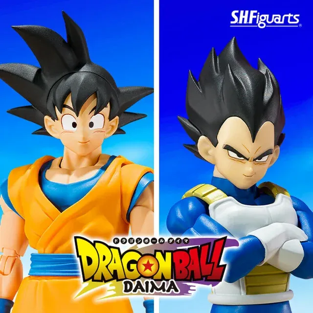 「ドラゴンボールDAIMA」からS.H.Figuarts孫悟空とベジータが登場！必殺技再現可能