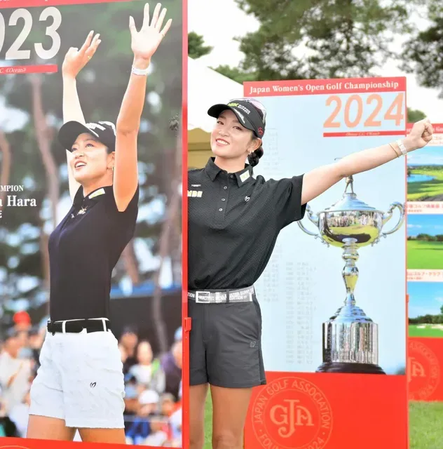 原英莉花、日本女子オープン連覇と3勝目を目指し意気込み語る