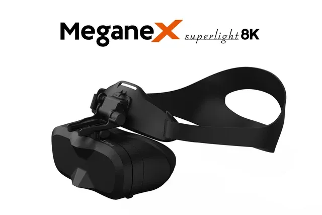 185g超軽量のSteamVR対応ヘッドセット「MeganeX superlight 8K」、2025年初頭発売予定