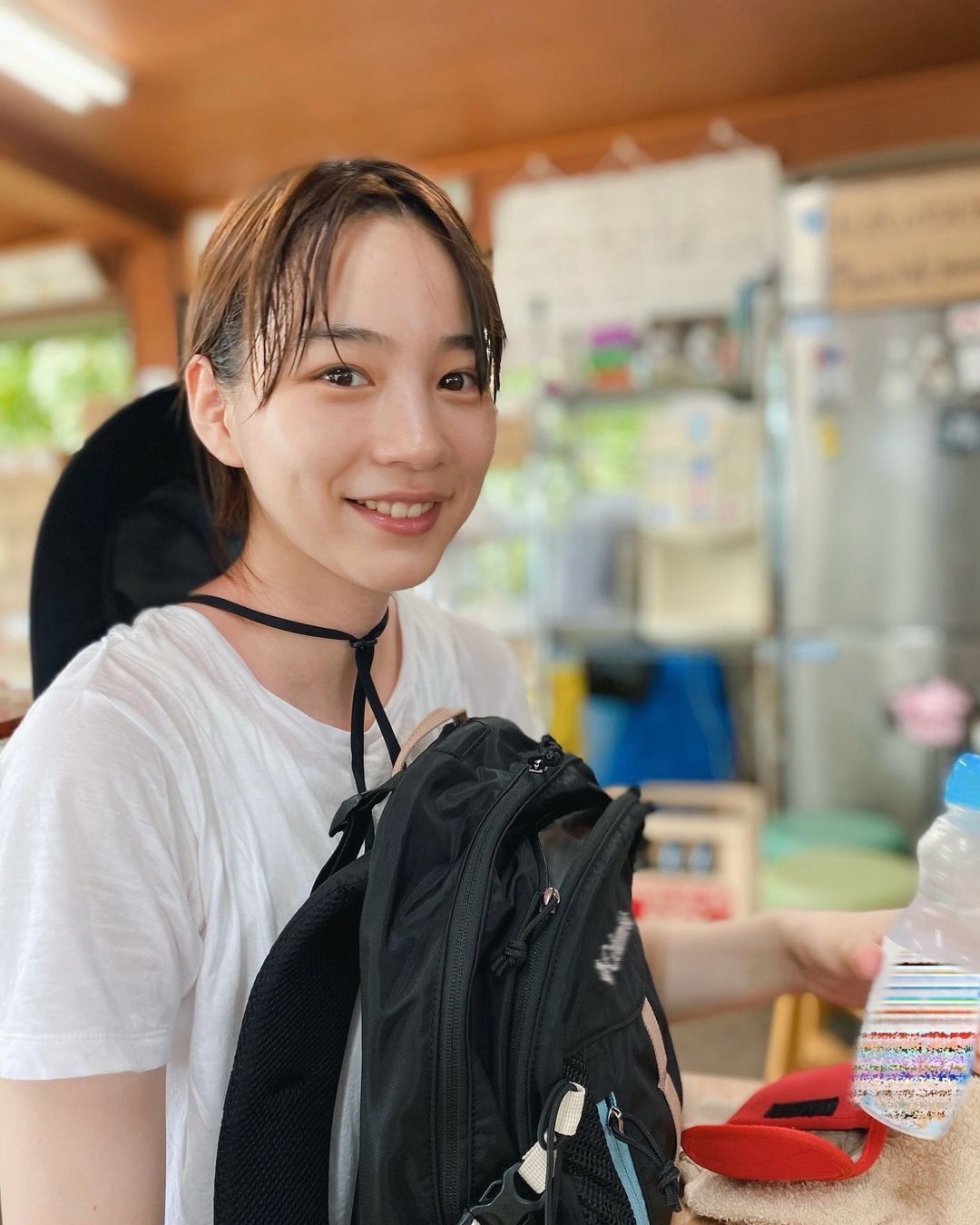 女優ののん、高尾山登山後の爽やかショットが話題に