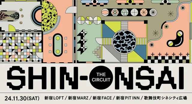 新宿の街を舞台に、多彩なアーティストが織り成す音楽の祭典『SHIN-ONSAI 2024 -the Circuit-』