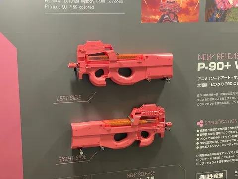 「ソードアート・オンライン ガンゲイル・オンライン」レンのP90が電動ガンプラスで登場！【全日本模型ホビーショー】