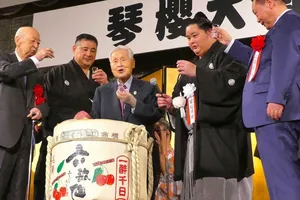 大関琴桜、昇進披露宴で新たな決意を誓う