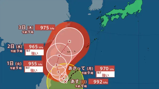 台風18号（クラトーン）と17号（チェービー）: 日本への影響と警戒を