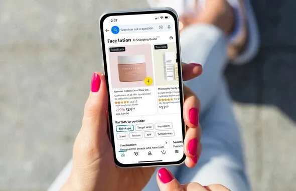 AmazonがAIショッピングガイドを米国モバイルアプリで展開、パーソナライズされた商品検索を実現