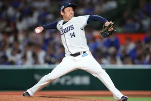 西武・増田達至投手、引退試合で最後のマウンドに立つ